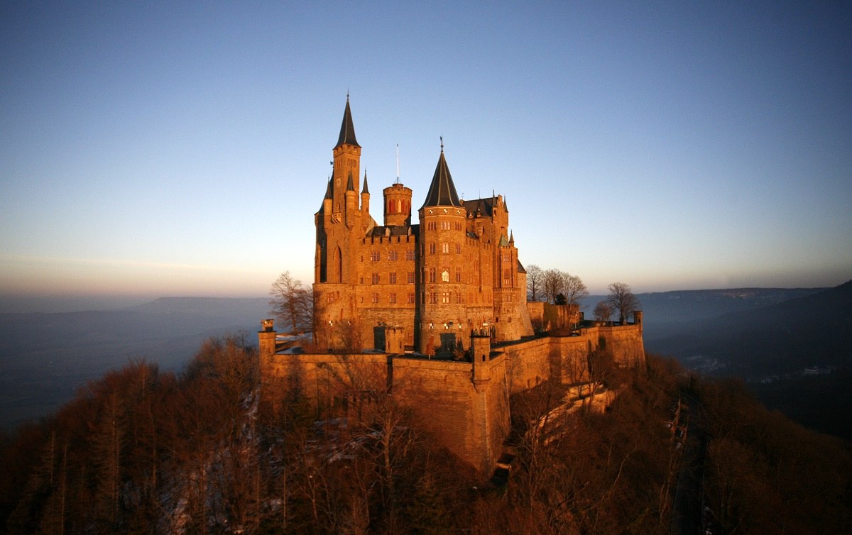 Blick auf die Burg Hohenzollern