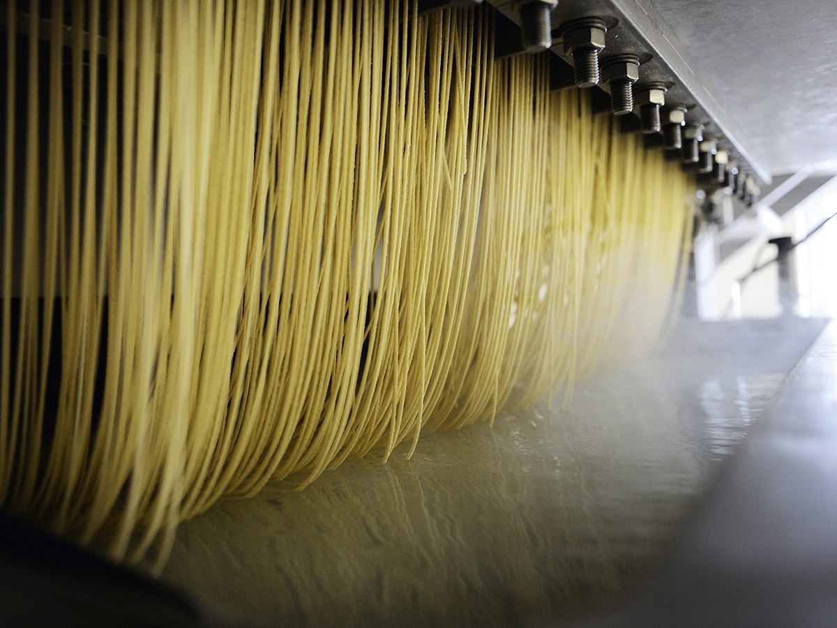 Nudelproduktion bei ALB-GOLD