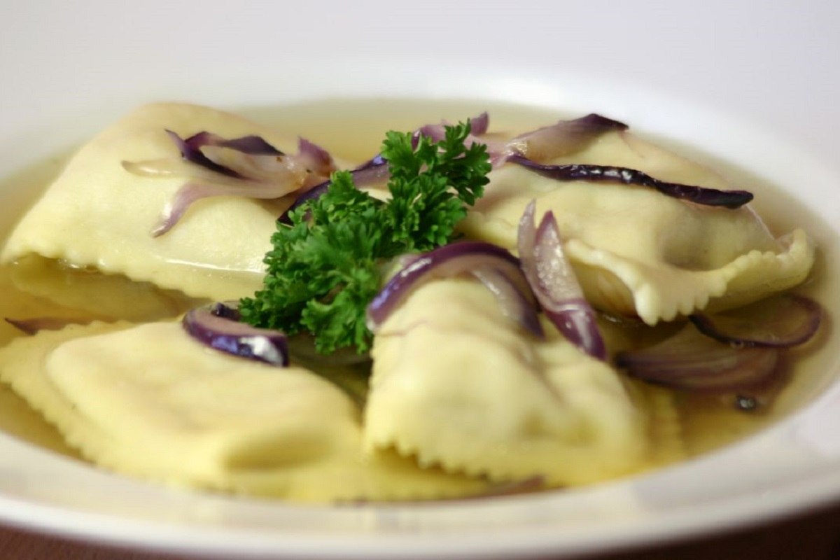 Maultaschen in der Brühe
