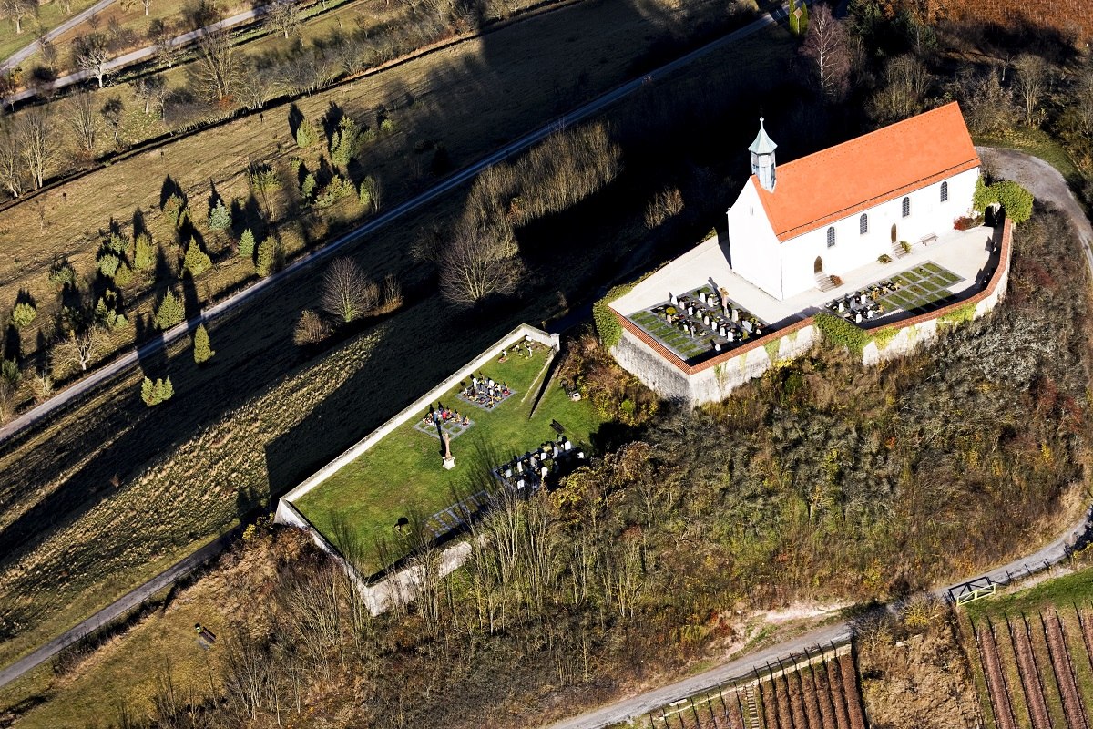 Wurmlinger Kapelle von oben