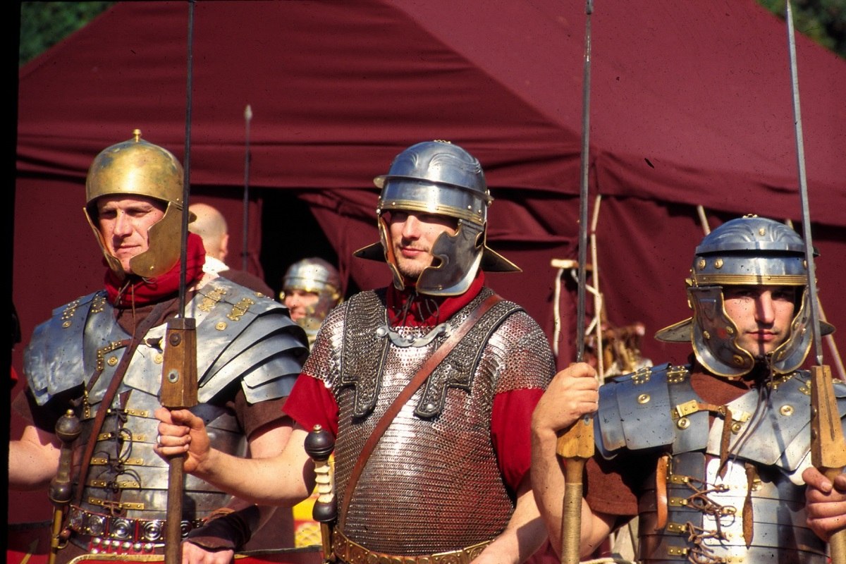 Römische Legionäre im Limesmuseum