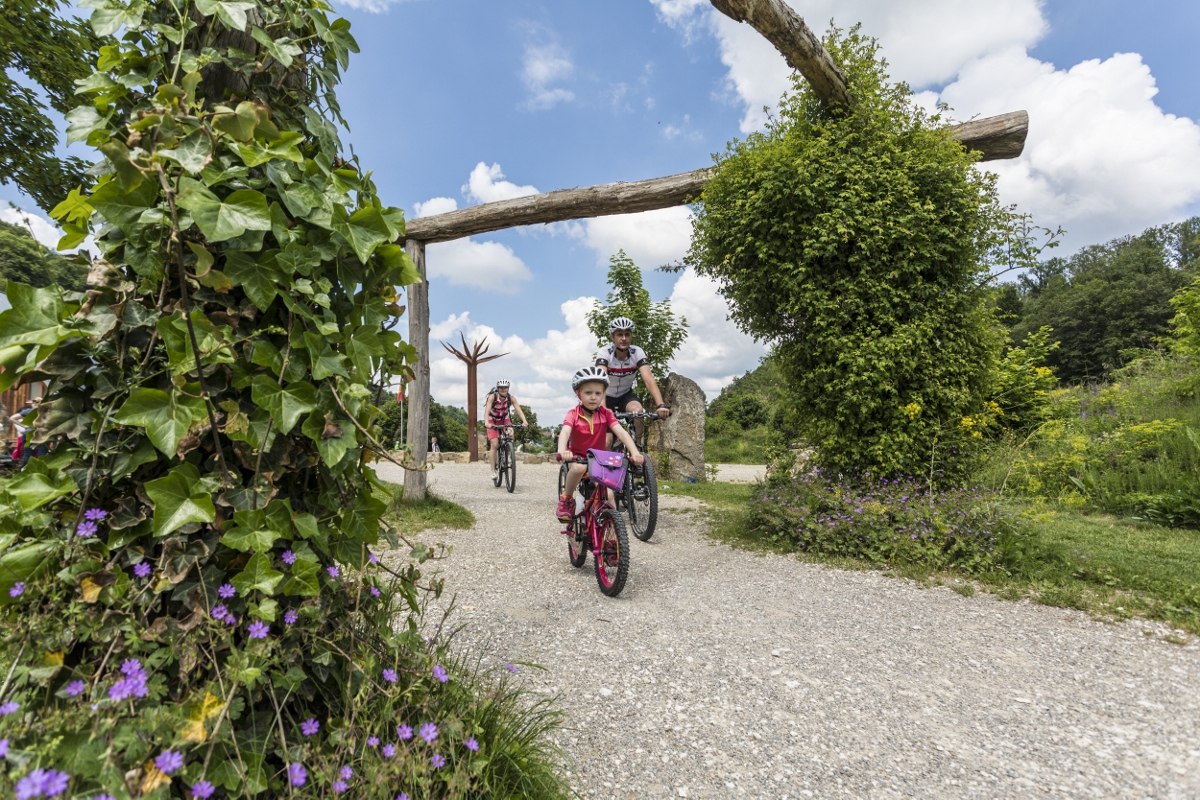 Familienspaß mit dem Rad