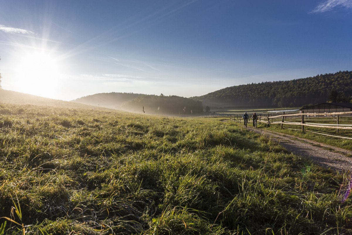 Radgenuss: Radeln zum Sonnenaufgang