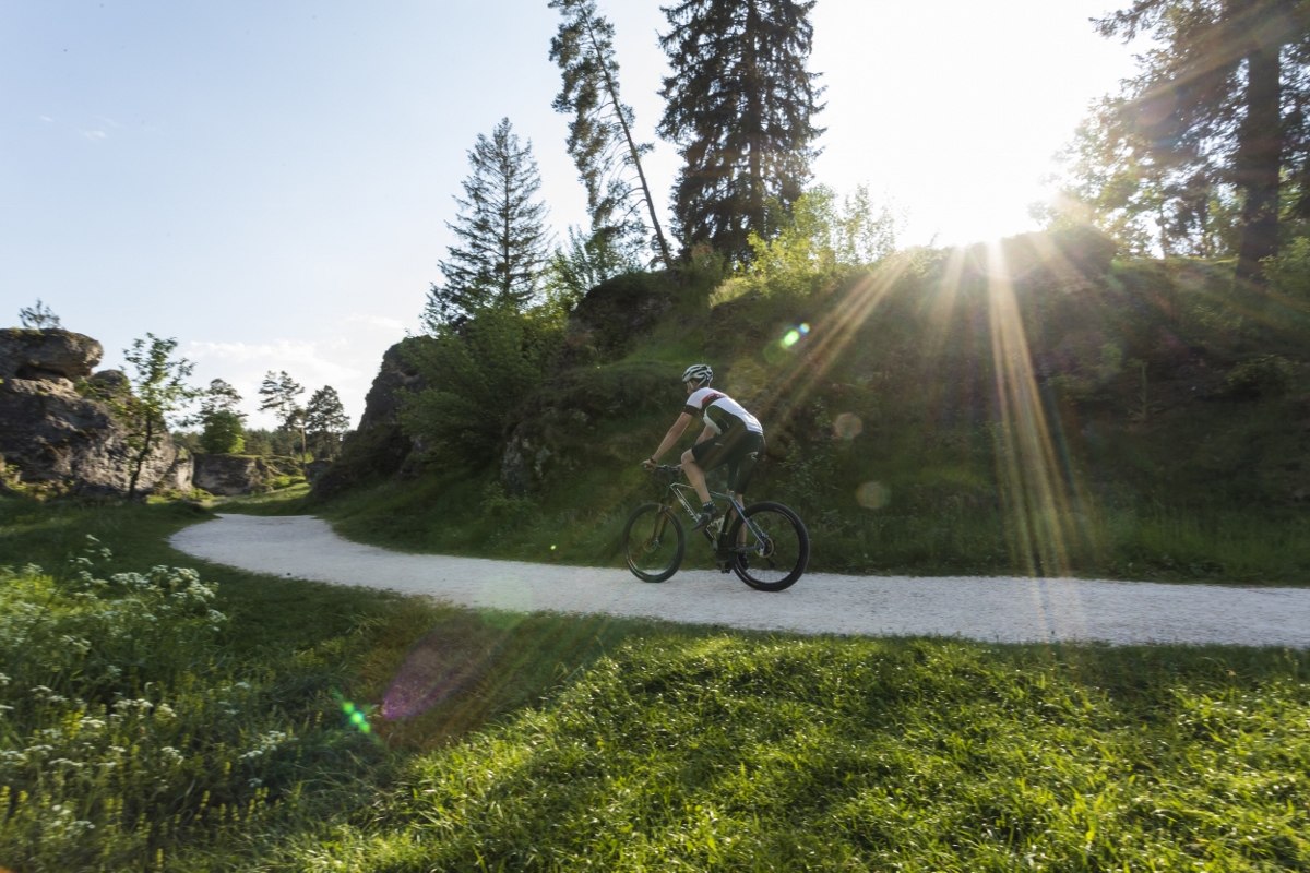 Krater zu Krater Radweg durch das Wental