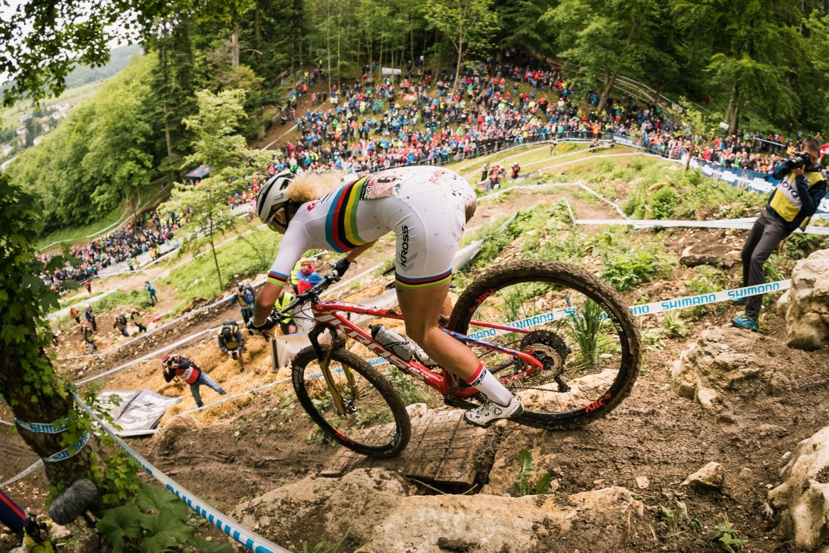 Mercedes-Benz UCI Mountain Bike World Cup 2018 in Albstadt - J. Neff im Bullentaele