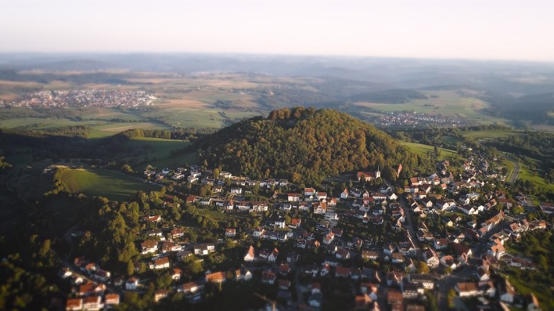 Blick auf den Hohenstaufen