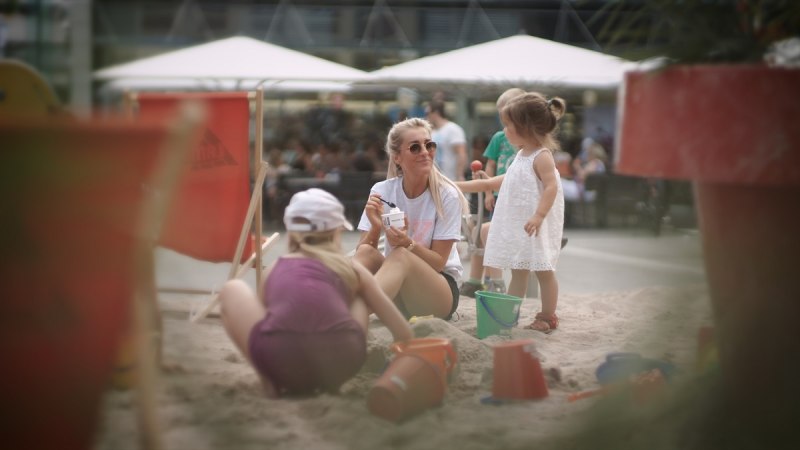 Stadtstrand in Göppingen