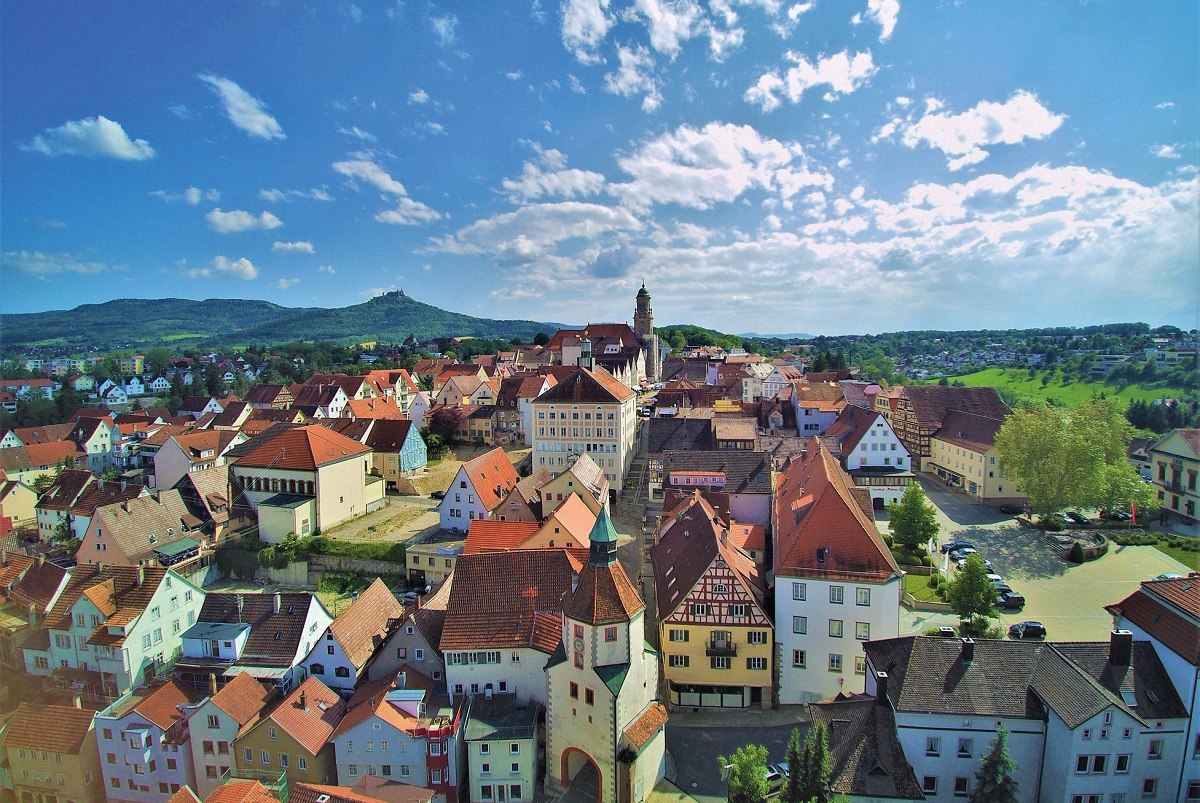 Stadtsilhouette von Hechingen