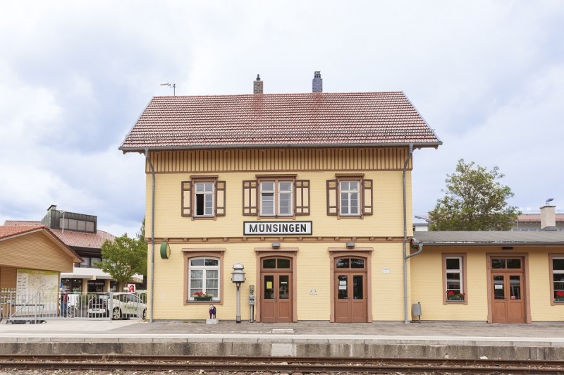 Bahnhof in Münsingen