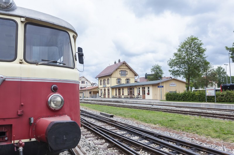 Bahnhof in Münsingen