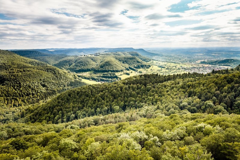 hochgehberge - Ausblick vom Rossberg